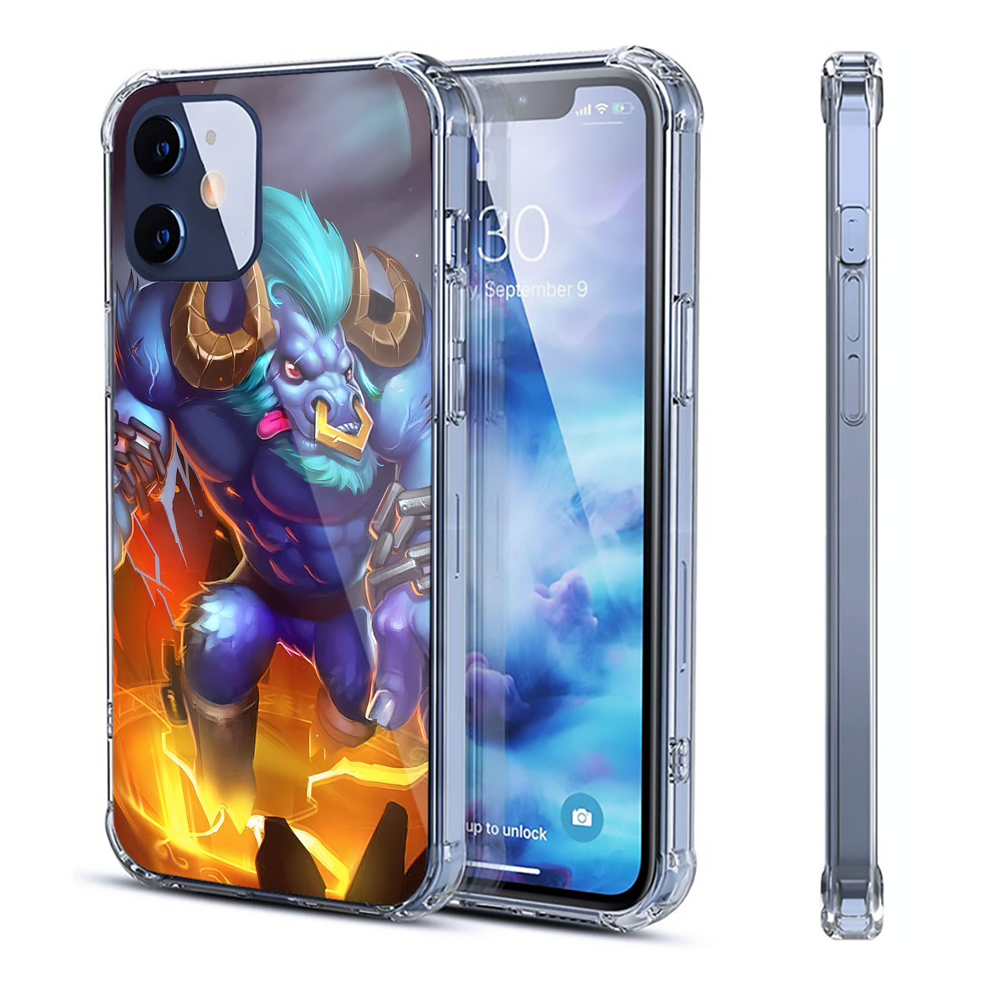 （画像用） リーグ・オブ・レジェンド League of Legends LOL 【iPhone 12シリーズ対応】透明スマホケース（クリアソフトケース）